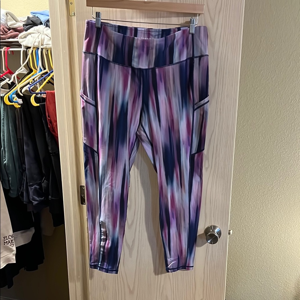 Torrid Active Purple and Pink Leggings